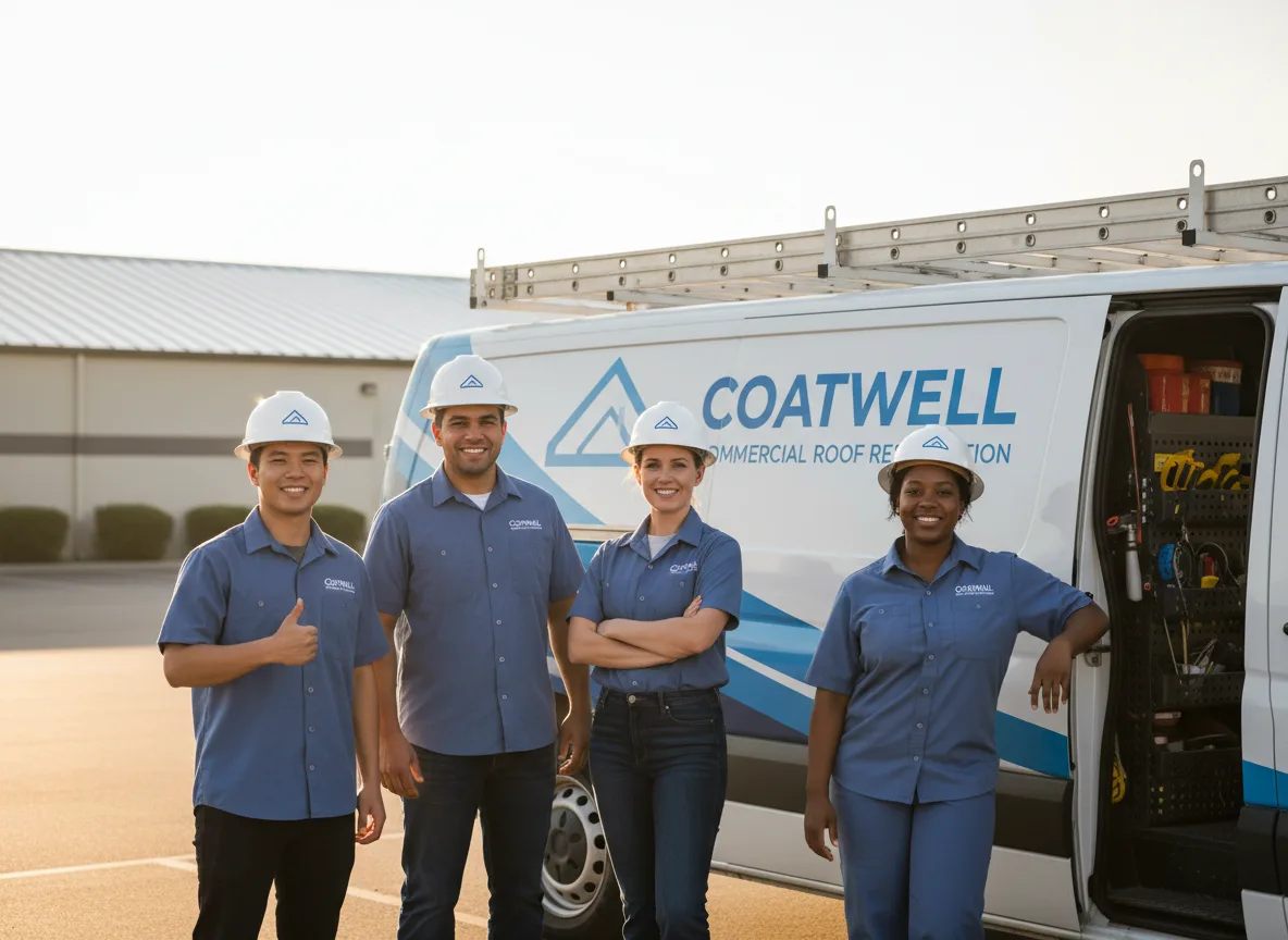 Commercial roof coating company in Abingdon, IL